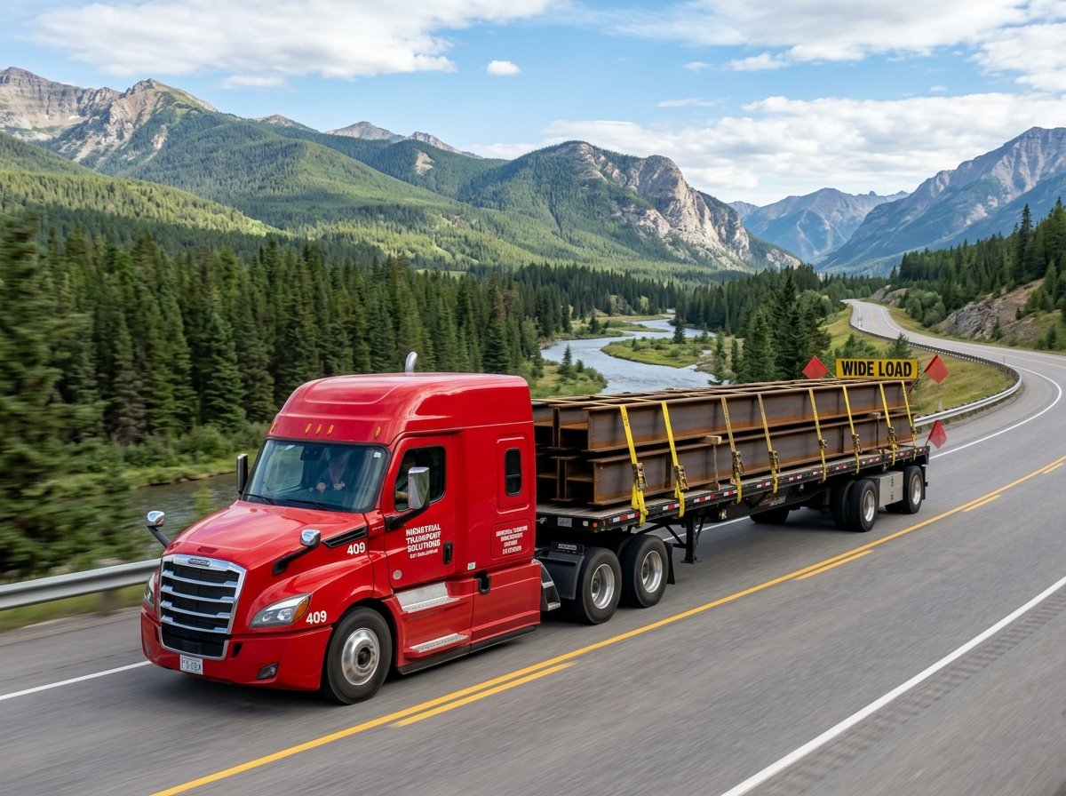 Flatbed Heavy Haul Steel Cargo
